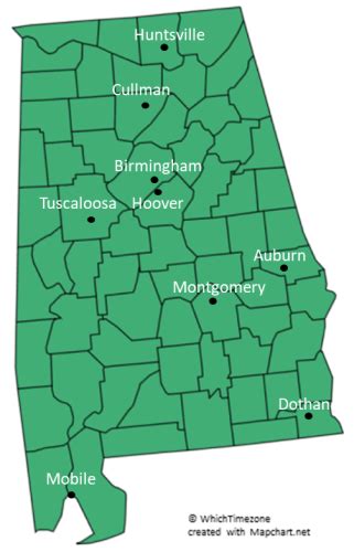 time zone for alabama birmingham.